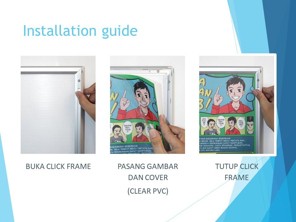 Click Frame Signage Frame Stand ( Click Frame ) | Innograph.com