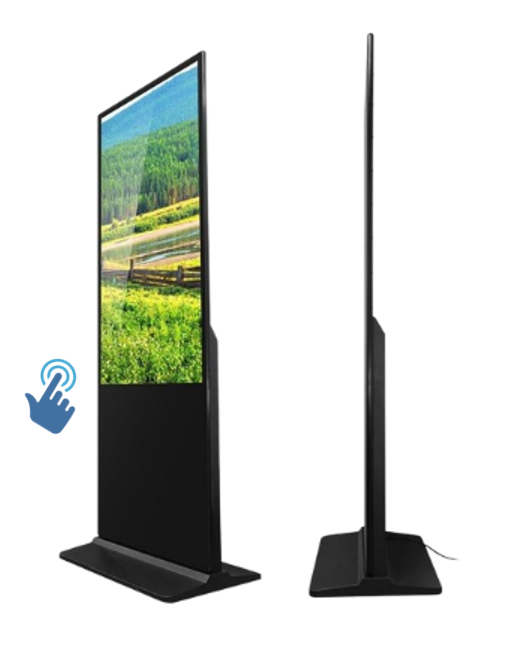 DigiSIGN Interactive Slim Floorstand 55 Inch (CSF55B) with Digisign Play
